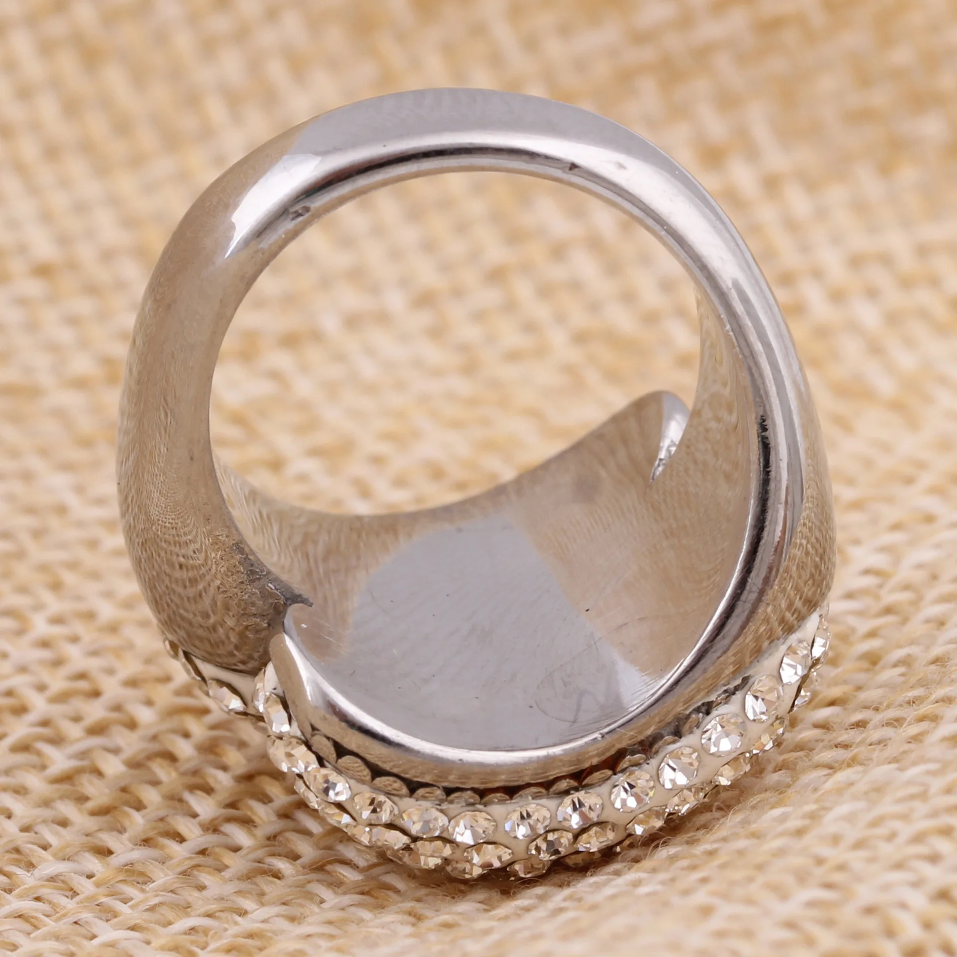 2022 Factory Direct Stainless Steel Ring Men Lab Created Diamond Big Rings Jewelry Women