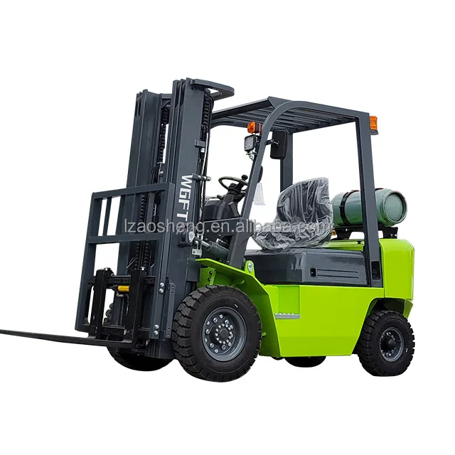 Газовый вилочный погрузчик WGFT, 2000 кг, 2 тонны, пропановый и газовый вилочный погрузчик 5T, литиевый вилочный погрузчик, китайский Электрический вилочный погрузчик
