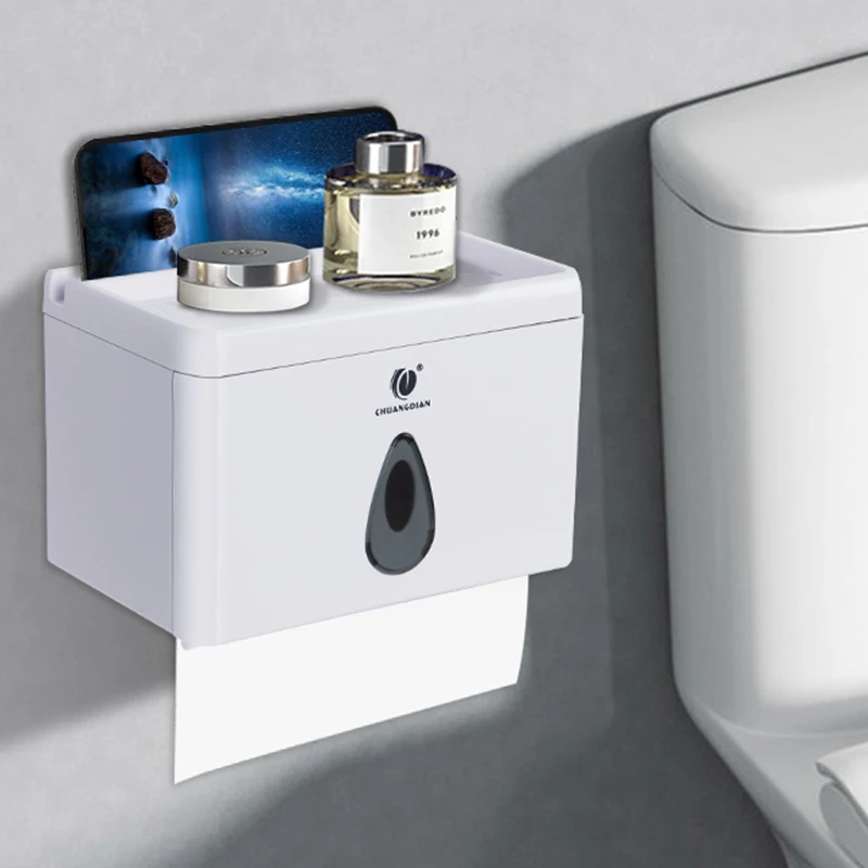 Chuangdian wall mounted interfolded tissue dispenser luxury wall toilet paper holder