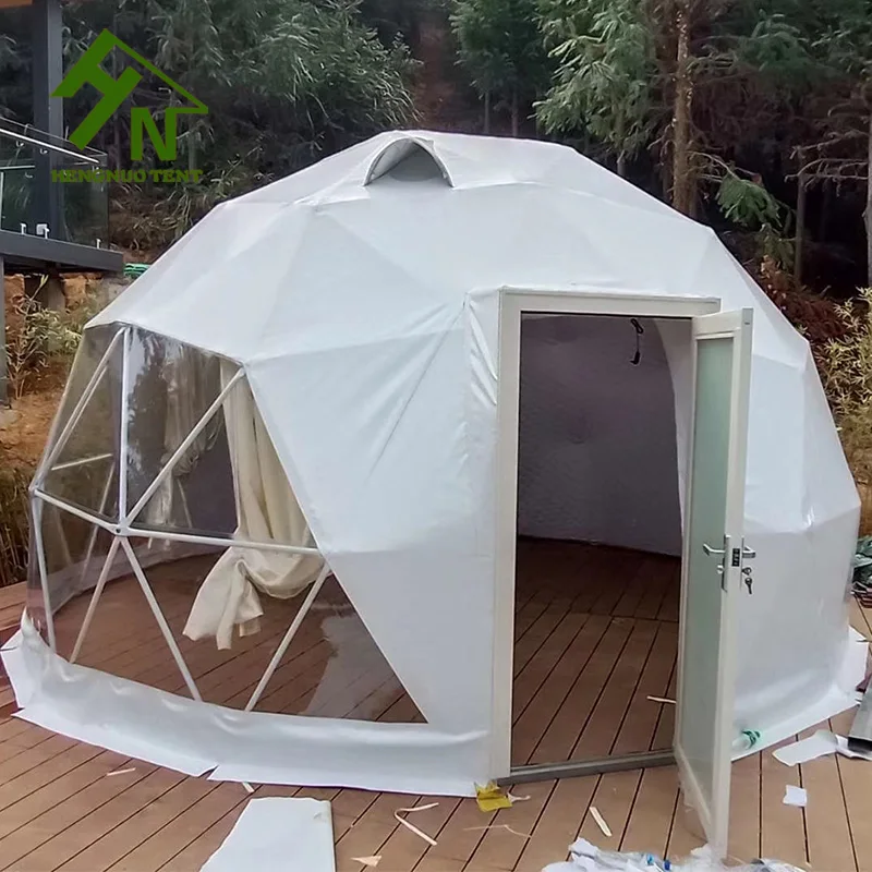 Winter cold weather resort glamping tent luxury hotel safari tent for sale