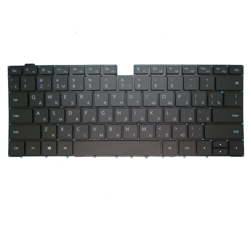 Клавиатура для ноутбука HUAWEI MateBook 14 KLVC-WFH9L KLVC-WAH9L KLVC-WFE9L ЧЕРНЫЙ Русский RU с подсветкой
