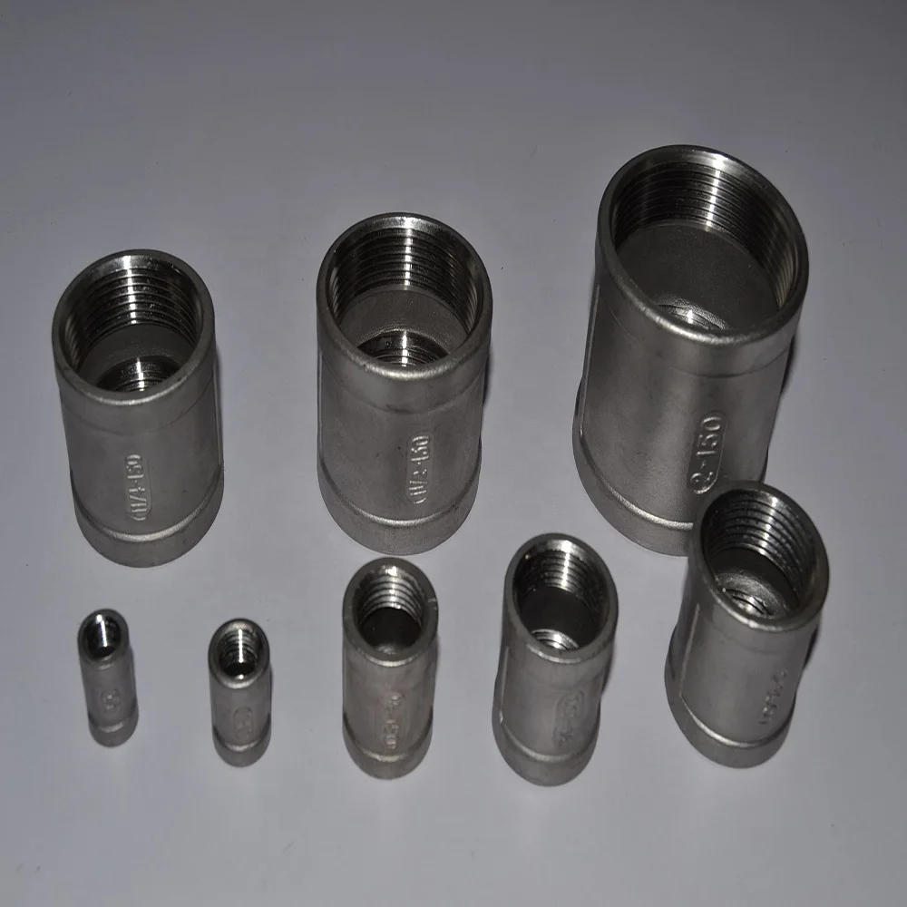 
china factory stainless steel pipe fittings Stainless Steel Barrel Nipple 304 316 150lbs both threaded ends 