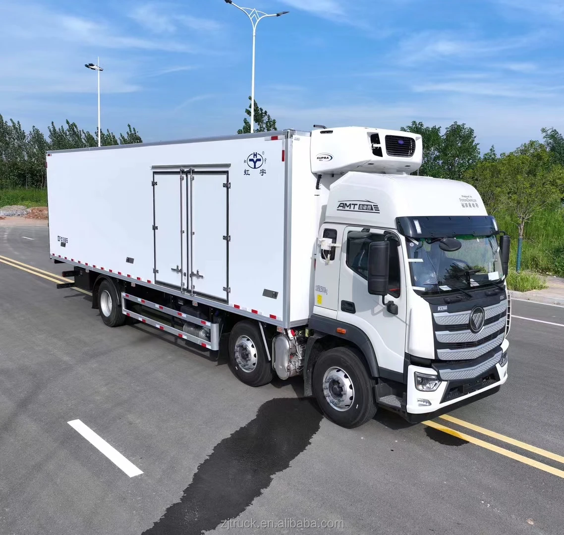 Грузовик-рефрижератор FOTON дизельный Механическая Трансмиссия Euro 5 Emission 6x4 РЕФРИЖЕРАТОРНЫЙ транспортировочный грузовик для продажи