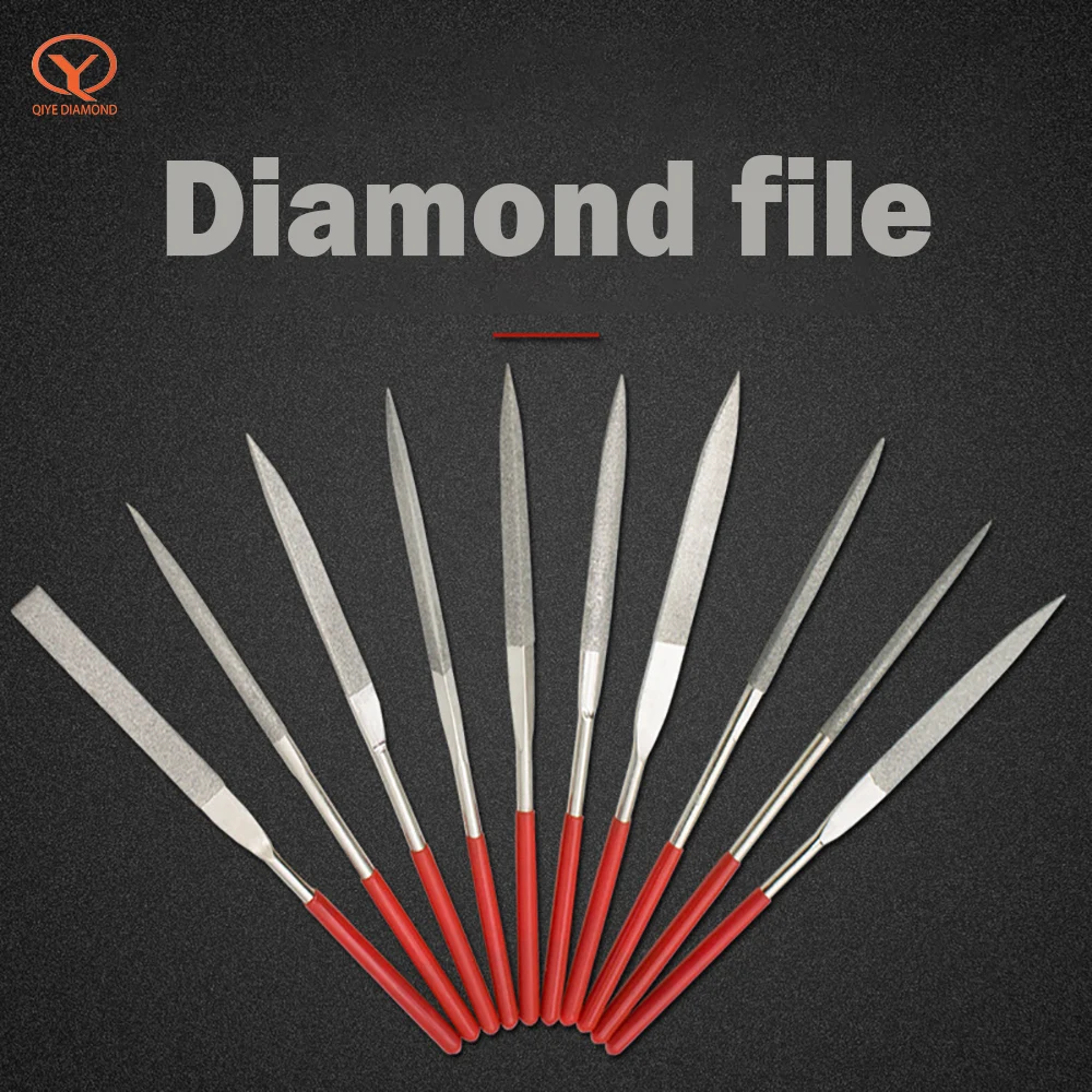 Qiye 13 шт. 3*140 мм Алмазная пилка различных