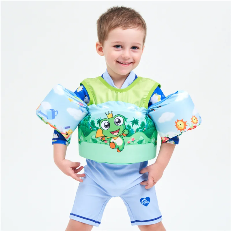 Foldable Swim Training Aids Toddler Vest with Arm Wings