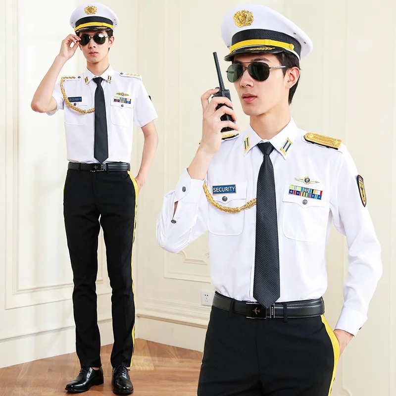 White Long Sleeve Shirt for building protect men Safety Work Wear Shirt Uniform Shirts