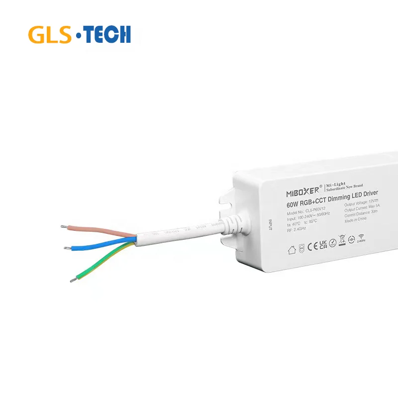 Одиночный светодиодный драйвер GLS 60W Dimming/Dual White/RGB/RGBW/RGBCCT