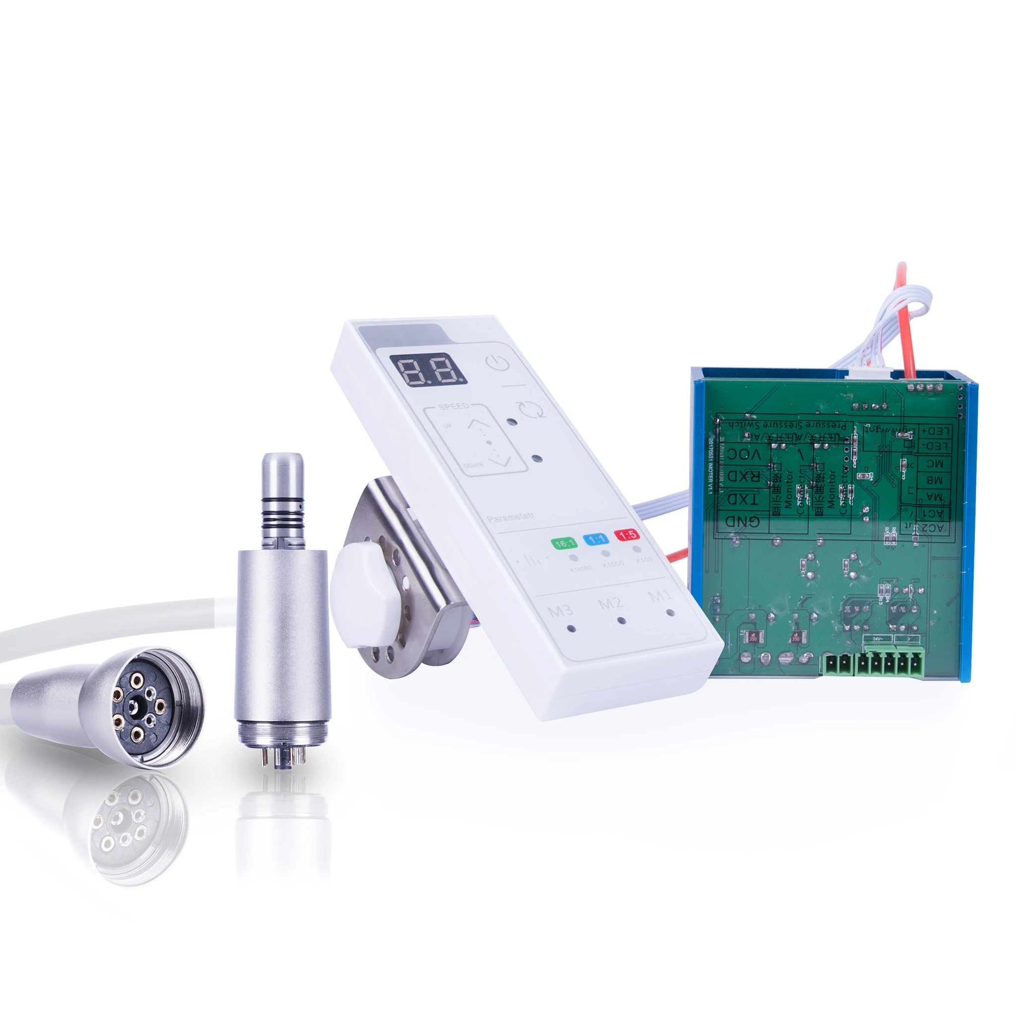 Dental unit built in electric brushless micro motor with large torque