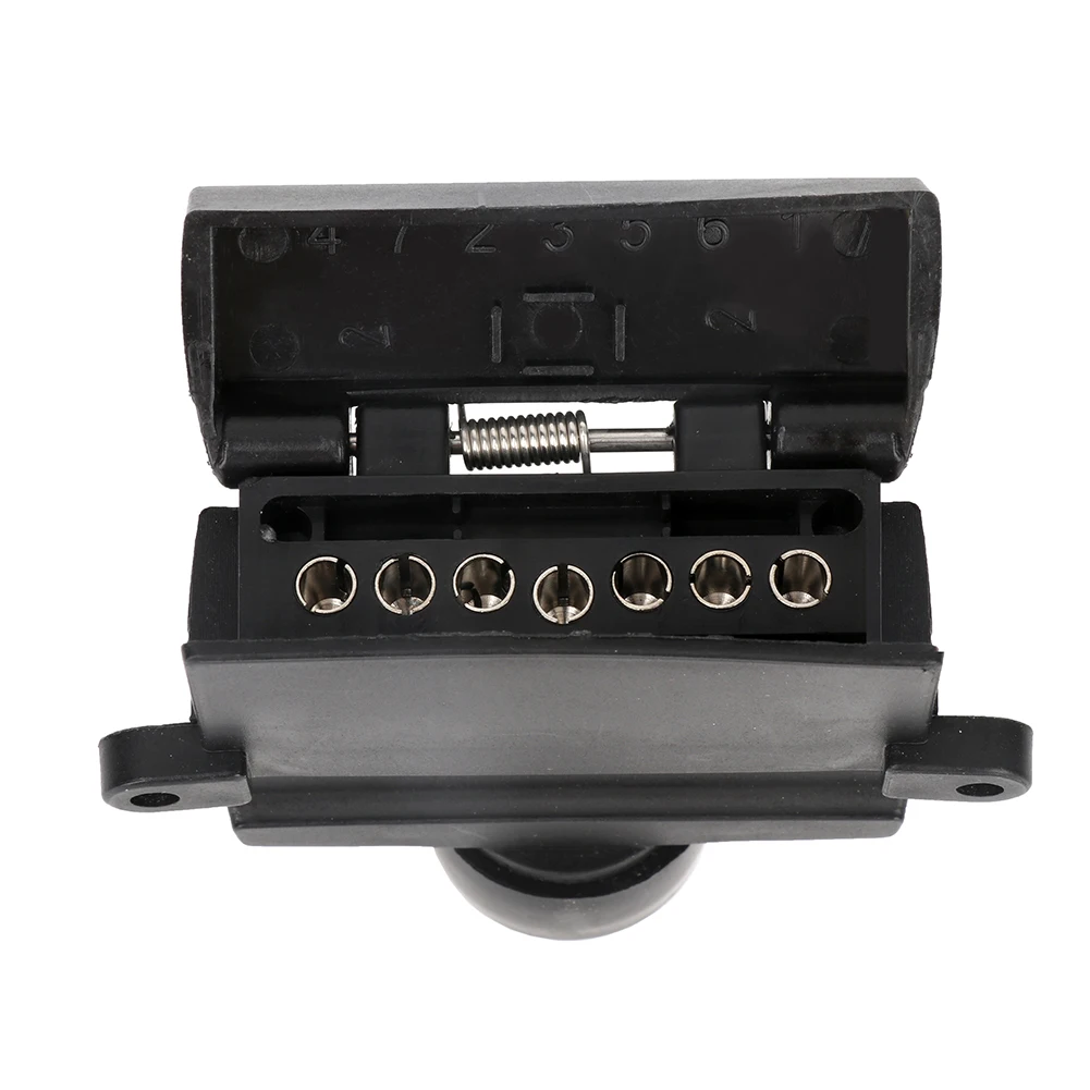Tirol 12V Australia Cable Trailer Flat Plug Adapter 7 Pin Socket Connector