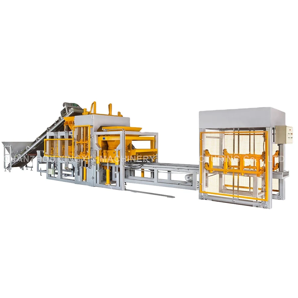 Machine vibration type fully automatic brick laying machine for mass production of bricks