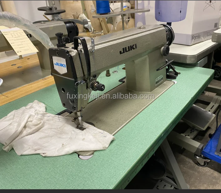 JUKIs DDL-5550N 1 needle Lockstitch Machine flat bed sewing machine for heavy material sewing used industrial sewing machine