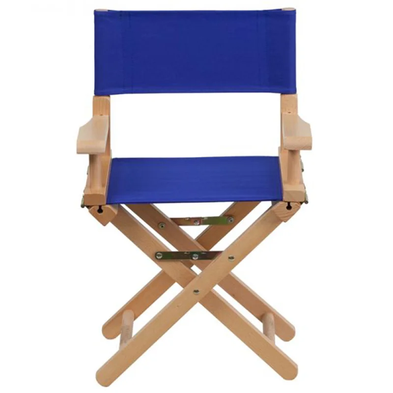 Good quality custom wooden folding low size short small children kids director chair