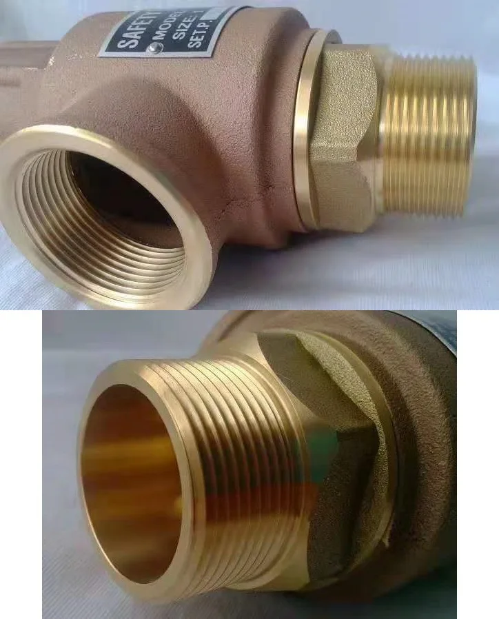 Pneumatic Pressure Bronze Air Gas Safety Valve