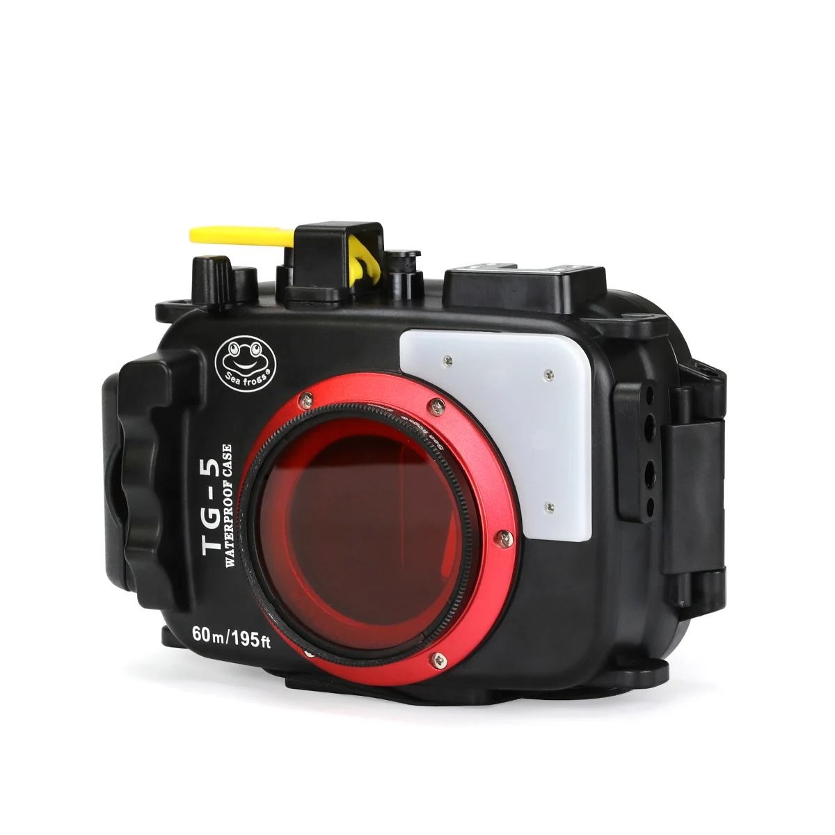 Seafrogs Underwater Camera Housing 195FT/60M Waterproof Diving Housing Case for Olympus TG-5 Camera