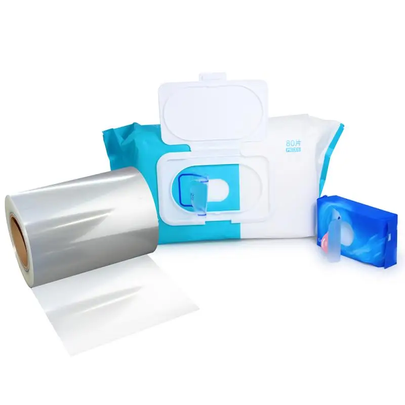 clear BOPP removable glue for wet tissue jumbo roll self-adhesive printing label film