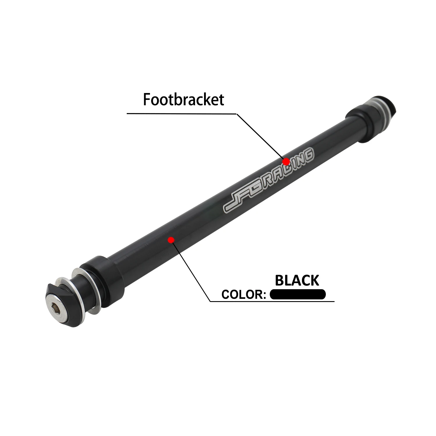 JFG 6061Aluminum  Ebike Footpeg Support Brace Upgrade For Sur Ron Light Bee