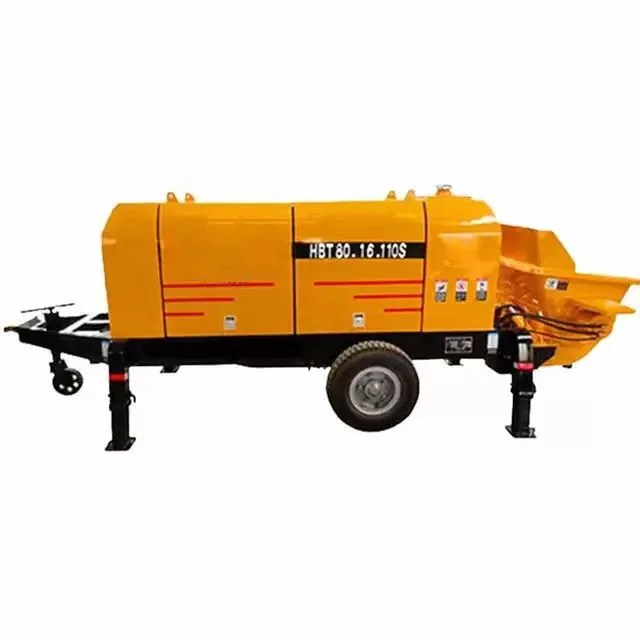 Small secondary construction column pump mini concrete pump for sale mobile small concrete pump price