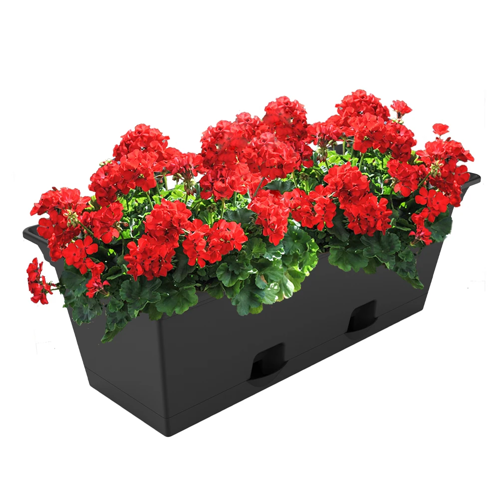 Decorate Home Rectangle Grow Pot High Quality Flower Grow Pot for Patio