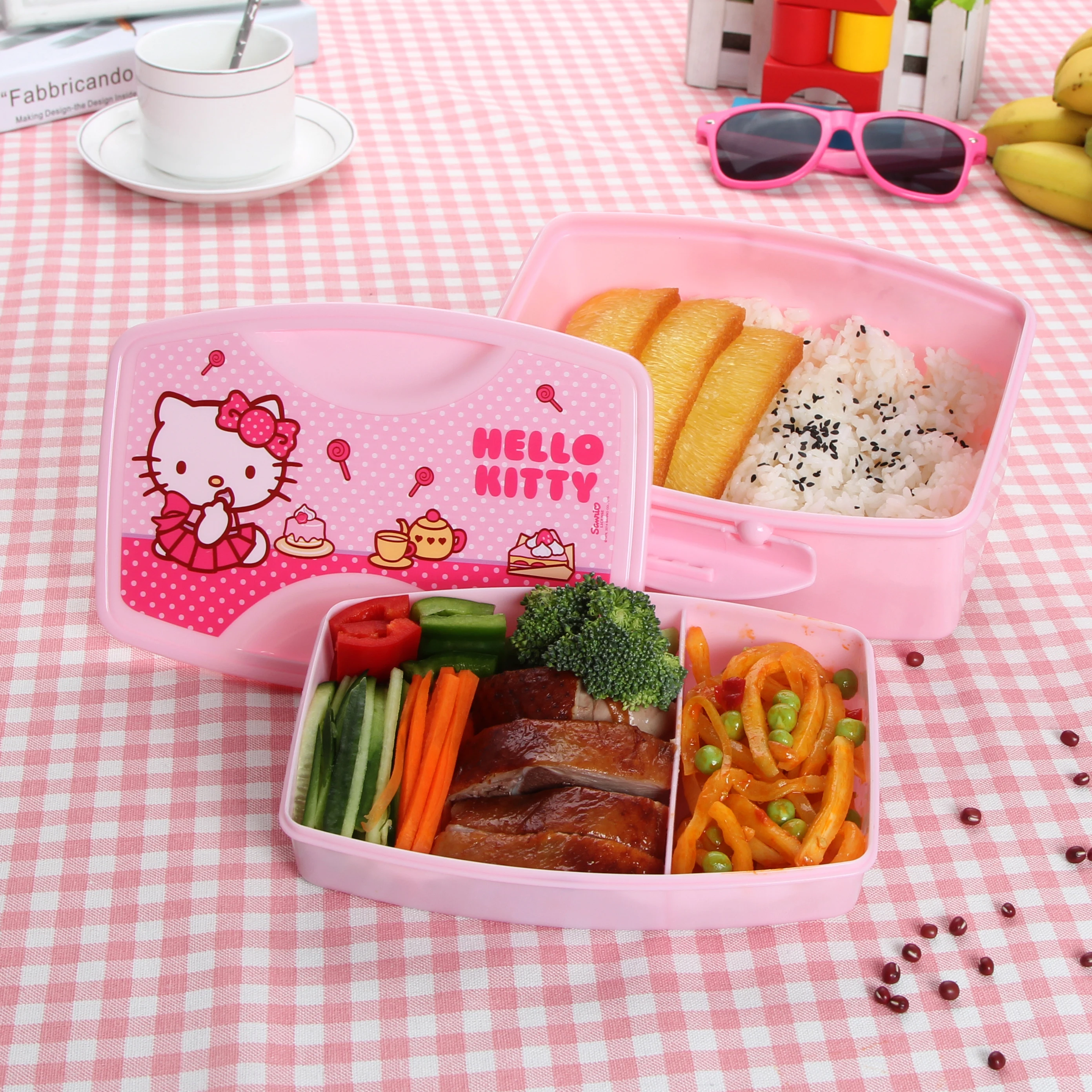 disposable plastic  lunch box Food Storage kids school food container