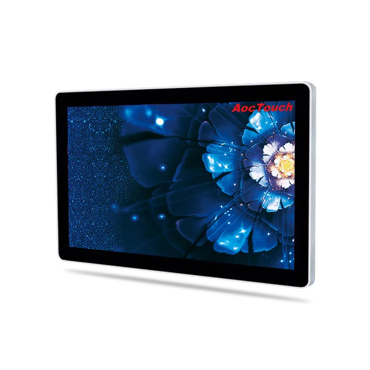 7/24  32 inches wall mount advertising monitor elevator shopping mall Android  display 32 inches LCD display