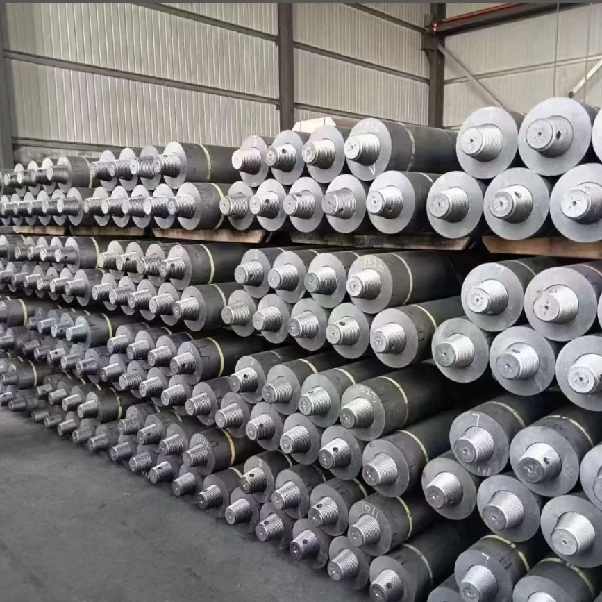High Quality Anti-oxidation Treated Graphite Electrodes with Nipples for Electric Arc and Ladle Furnaces