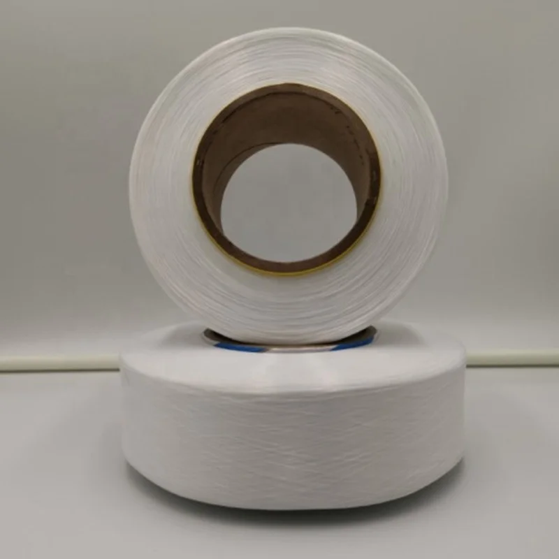 Bare Spandex Yarn 140D Raw White for making high elastane mask earloop