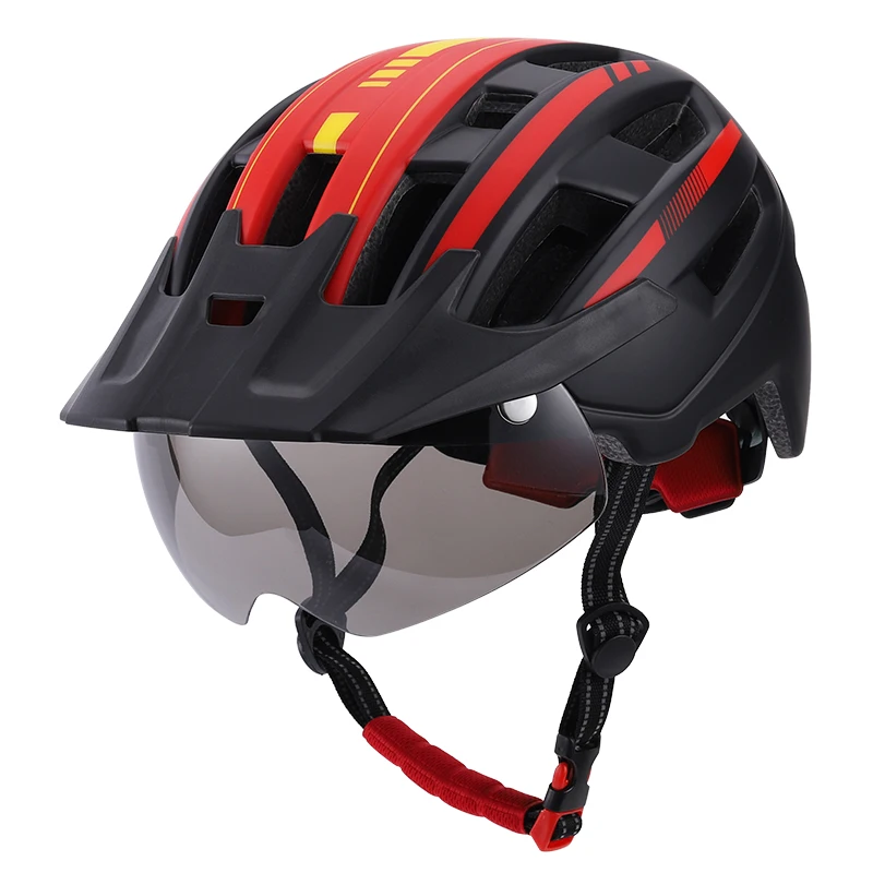 Unisex Dual Sport Bicycle & Electric Scooter Helmets with LED Taillight Urban Commuting Accessories-Relee New Design