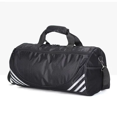 Custom Wholesale  Sport Fitness Handbag Casual Fitness Gym Large Capacity  Waterproof  Nylon Sport Bag Duffel Bag