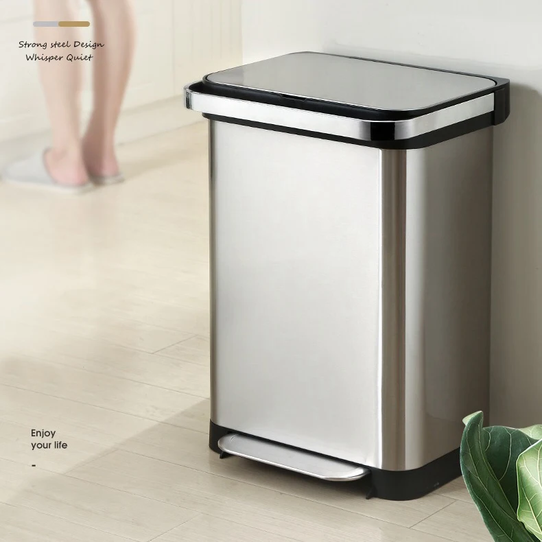 30/40/50L commercial waste bins large metal waste bin waste bin medical luxury trash can