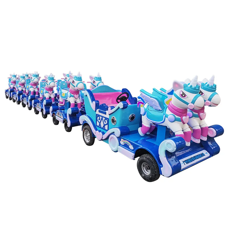 Shopping mall trackless sightseeing train electric outdoor square scenic large amusement train
