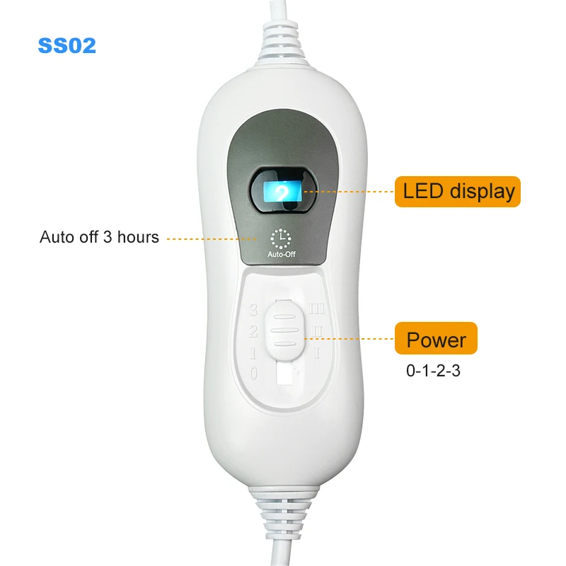 Factory Spot Fast Heating Electric Heating Throw Electric Blanket With Auto-off