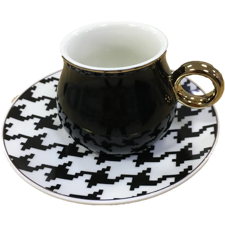 High Quality 400ml Turkish Porcelain Greek Arabic Coffee Maker Milk Pot Ceramic Turkish Coffee Pot