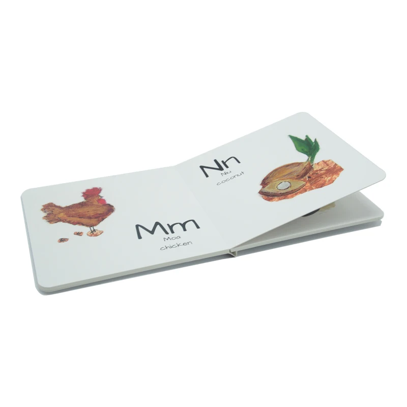 Guangdong Supplier Custom Design Children Story Cardboard Kids Education Board Book Eco-friendly Offset Printing Film Lamination