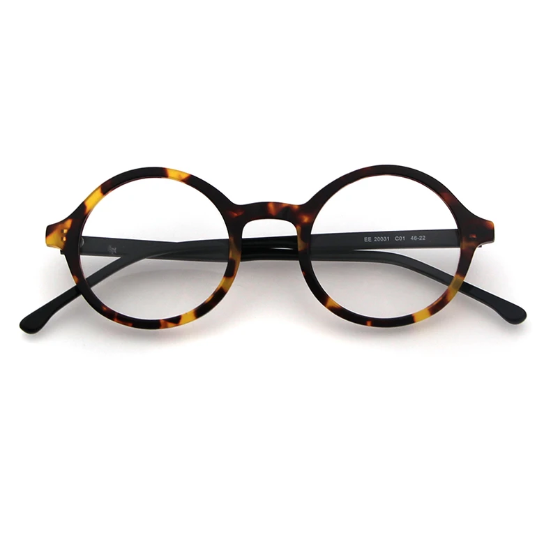 Fashion glasses Italian design round frame kacamata murah ladies lunettes acetate