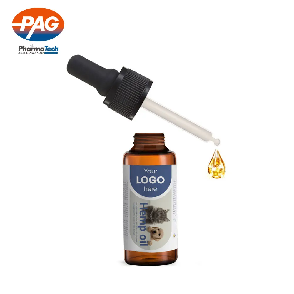 Hemp Oil 1000Mg 4000Mg Drops For Pets  Cats And Dogs