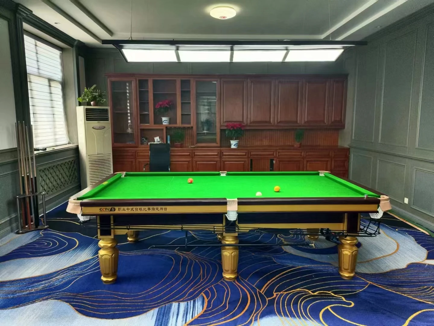 Custom Modern slate black 9ft tennis snooker billiard pool table