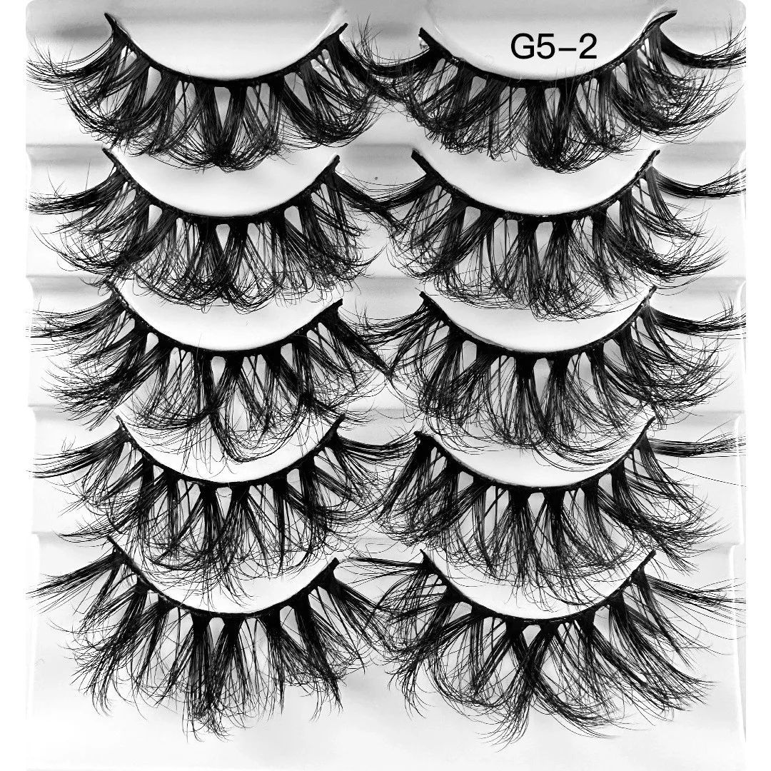 Professional Handmade Synthetic Hair False Eyelashes Long Fluffy Natural Newcally Lashes Nice Price with BC/Cc Curl