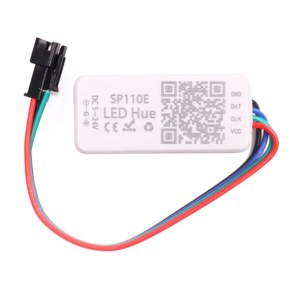 SP110E Smart Controller Led Pixel Light Strip Dimmer for WS2812B WS2811 SK6812 WS2815 WS2813 Magic RGB RGBW Full Dream Color