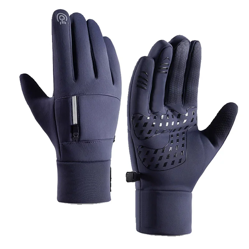 BSCI Factory Custom Cycling Gloves Touchscreen Waterproof Gloves Anti-Slip Bulk Production Available For Winter Sports
