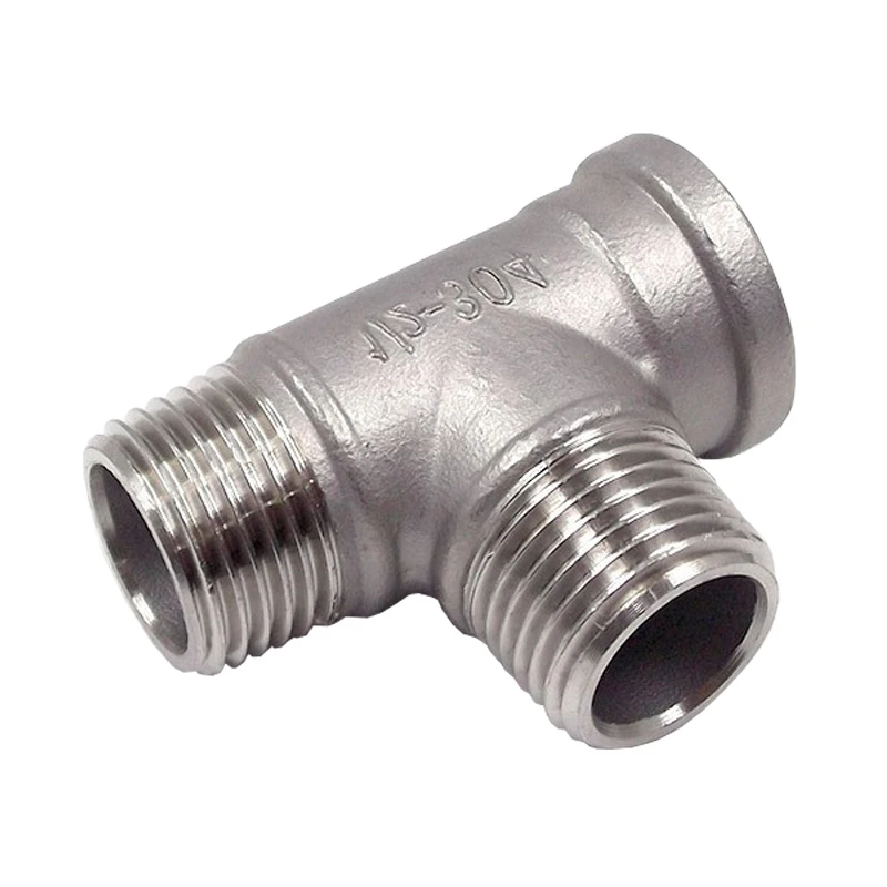 304 stainless steel tee Chinese manufacturers wholesale plumbing fittings