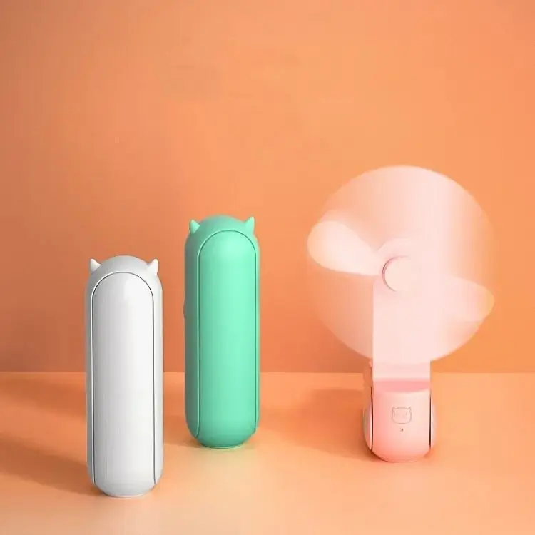 Custom Small fan mini Foldable Hand Held Battery Electric Fans Personal Rechargeable Usb Handheld Portable Mini Fan