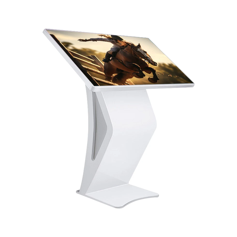 Horizontal advertising machine display query interactive touch machine solar trailer panneau led acrylic liquor stand display