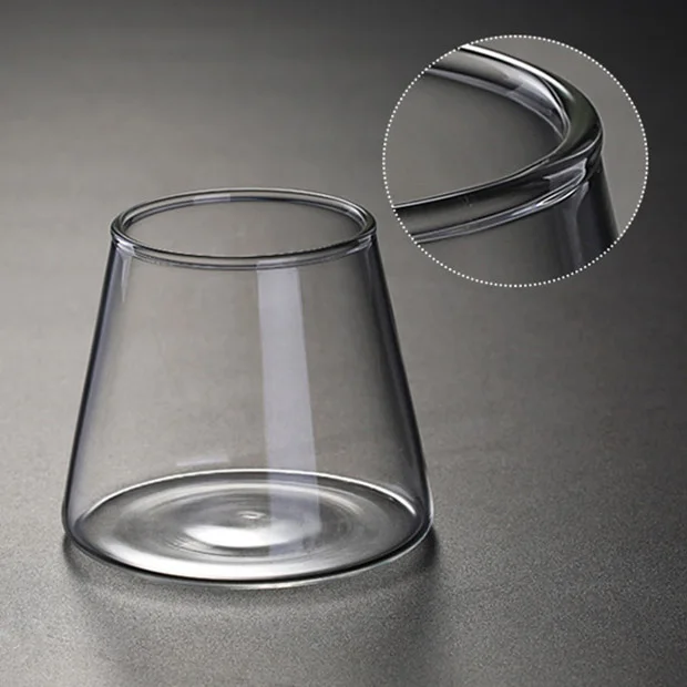 Custom Handmade Borosilicate Wine Tea Water Beer Coffee Mugs Glass Cup