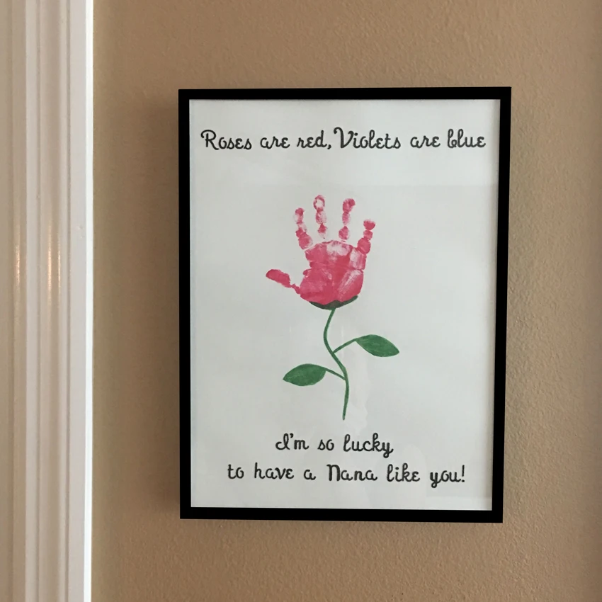 Wholesale Picture Frame Family Handprint & Footprint DIY Art Wood Photo Frame for Personalized Gifts