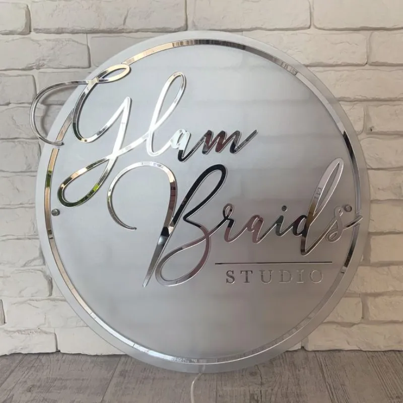 Led Sign Board Logo Signboard Wall Custom 3D Letters Signs Business High Quality Acrylic Electronic Sign