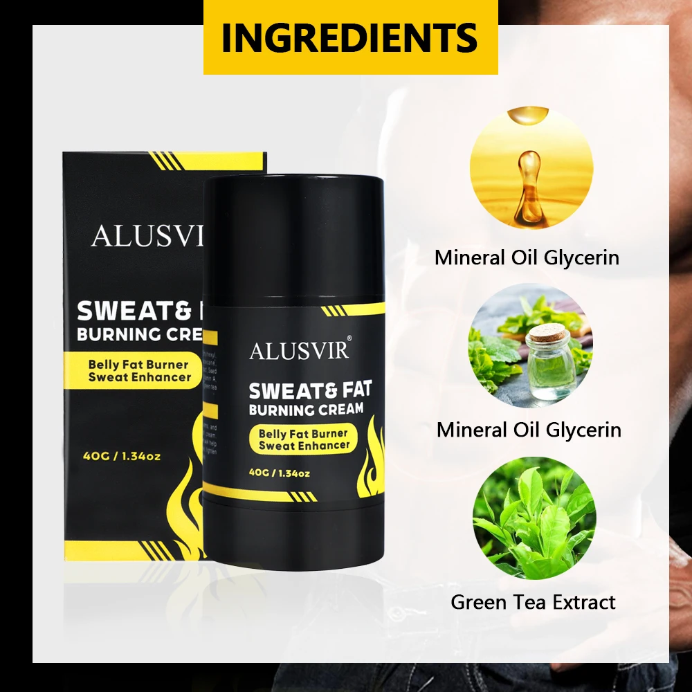 Private Label Natural Organic Cellulite Removal Hot Fat Burning Sweat Gel Weight Loss Slimming Cream Stick