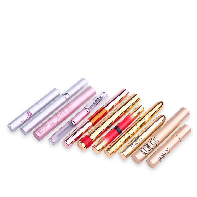 Plastic + aluminum material Empty mascara tube packaging.