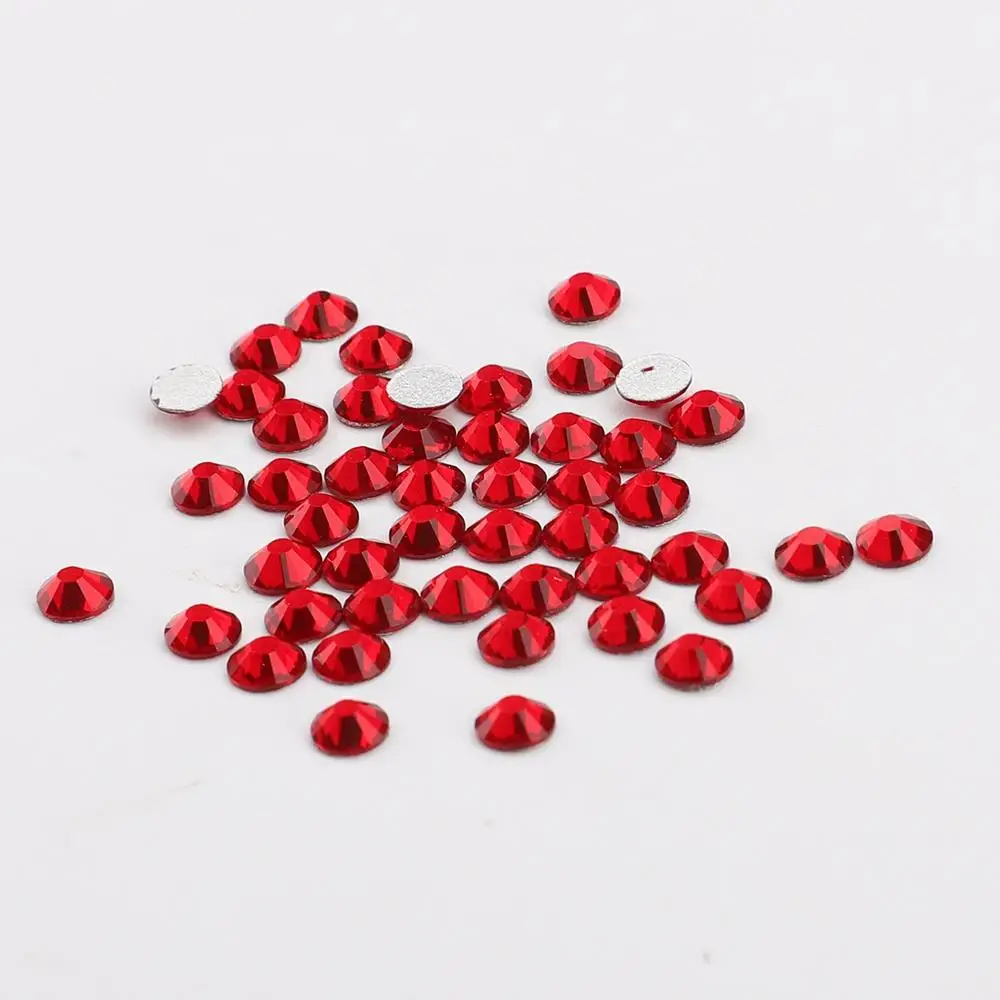 Honor of crystal SS4 Siam Non Hot Fix Rhinestones Cristal Stone Flat Back for clothes