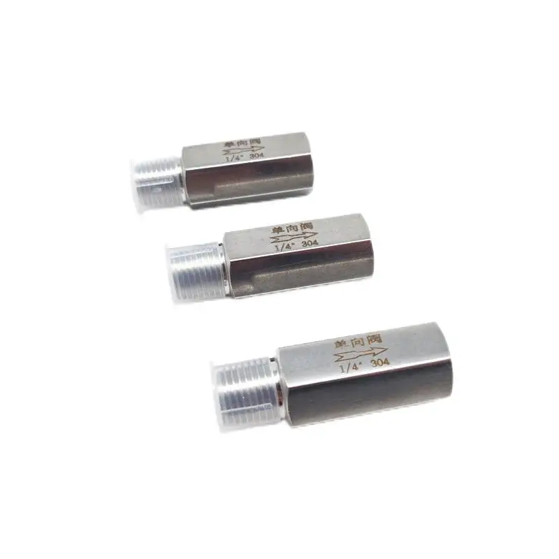 Male One-Way Check Valve 304 316 Sanitary Stainless Steel Anti-Return One-Way Check Valve