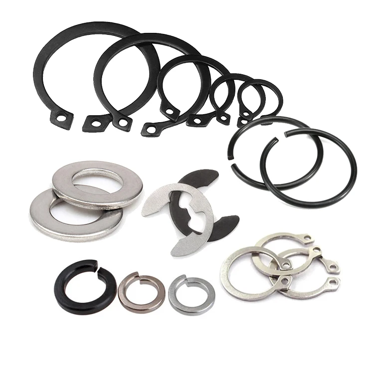 Automotive industrial fasteners non standard washers retaining ring circlip